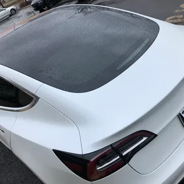One piece rear glass window tinting at Dope Tintings Pennsauken NJ