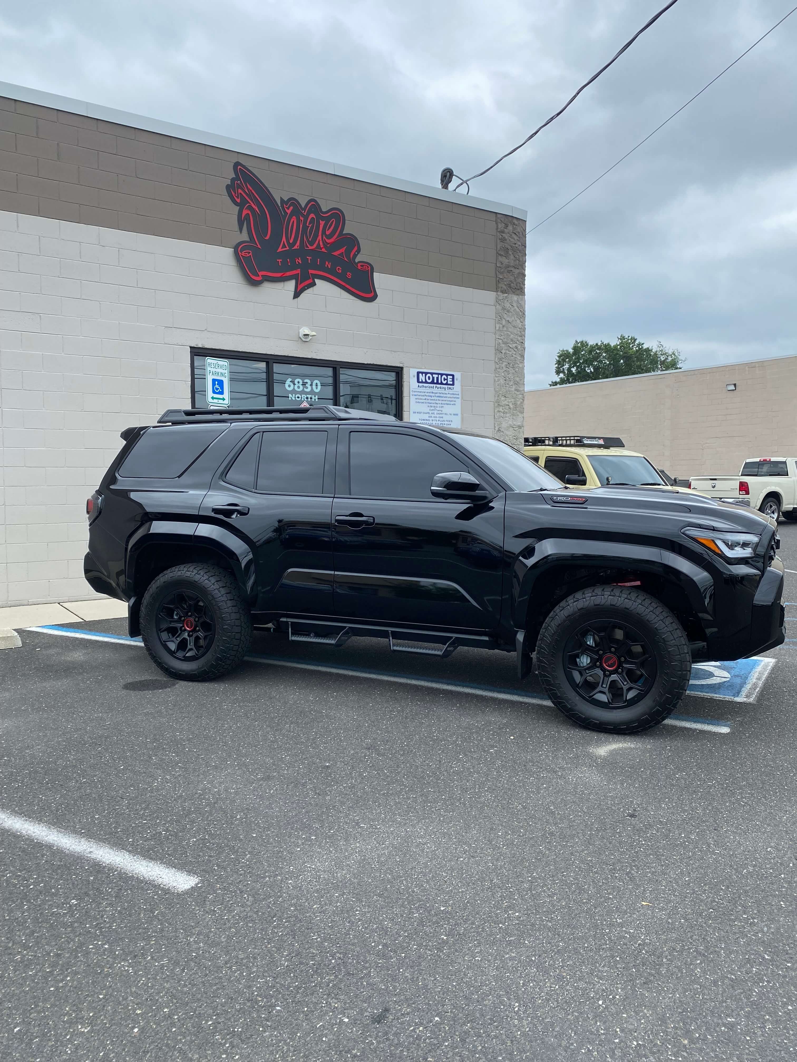 Window Tinting Collingswood NJ | 2025 Toyota 4Runner TRD Tint Installation