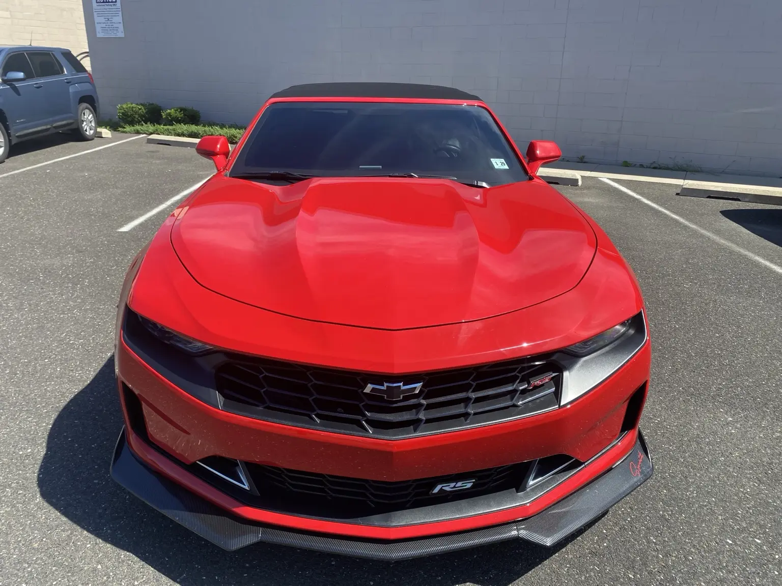 What Does 50% Windshield Tint Look Like on a 2016–2024 Chevy Camaro Convertible?