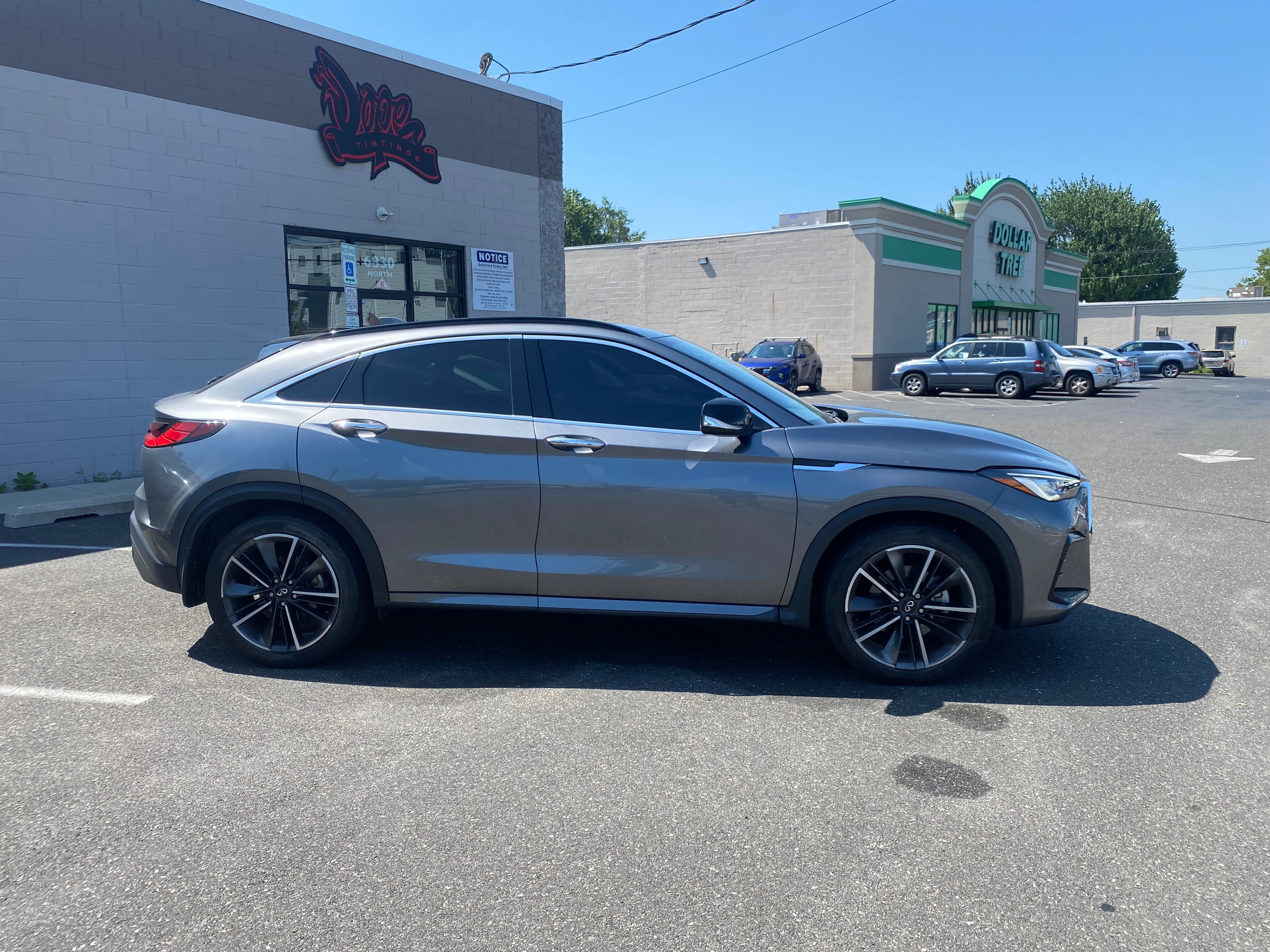 Window Tint Near Camden, New Jersey 2023 Infiniti QX55 Gets 20%
